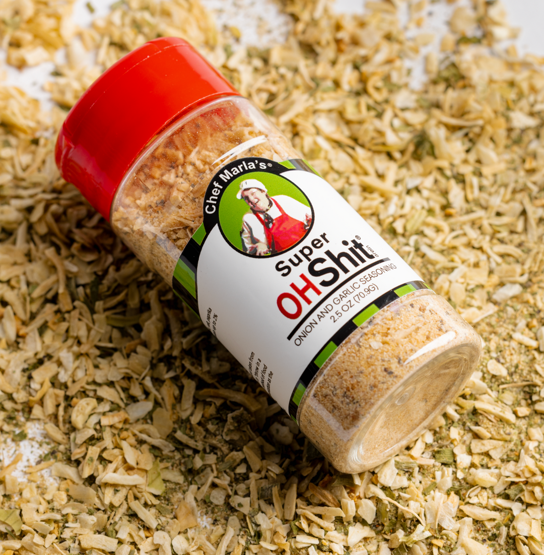 Oh Shit All Purpose Seasoning on a bed of seasoning