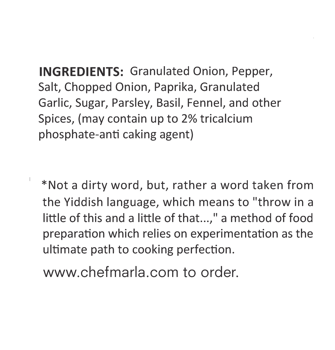 Chicken Shit - Italian Seasoning